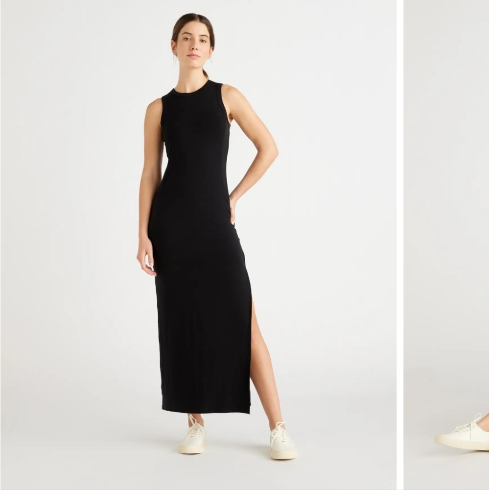 New Quince Tensel Jersey Tank Maxi Dress